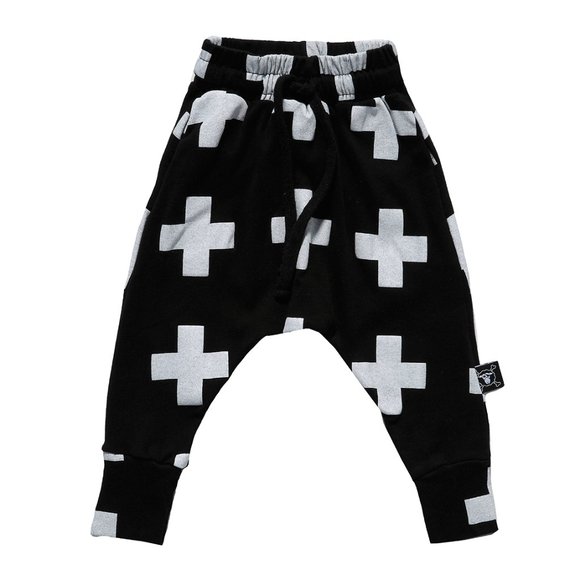 Nununu Plus Baggy Pants Black (Summer Weight) - Picture 1 of 2